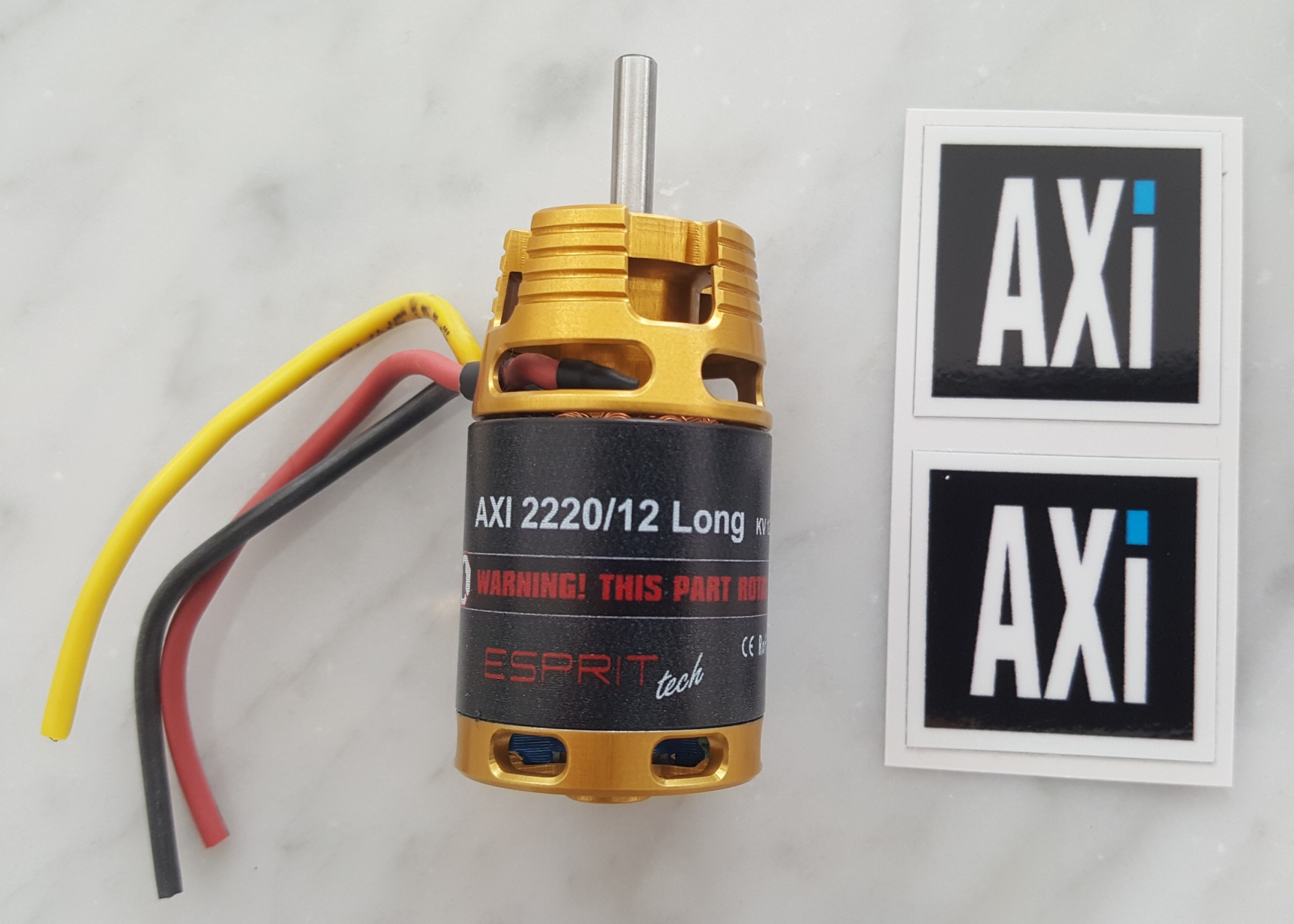 AXI 2220/12 GOLD LINE V2 Long-Sailplane Motor - Click Image to Close